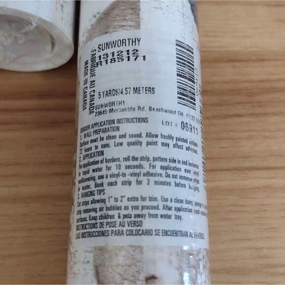 Sunworthy (4) 5Yds Blue Wings Angels Cherubs Cream Beige Wreath Wallpaper Border - Picture 4 of 6